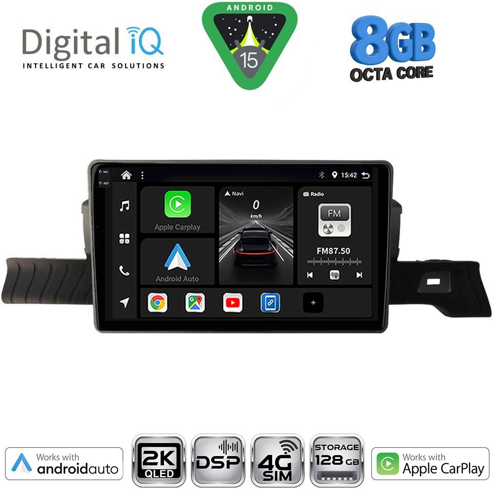 DIGITAL IQ BXF 11094_CPAA (9inc) MULTIMEDIA TABLET for CITROEN C3 mod. 2024-2026