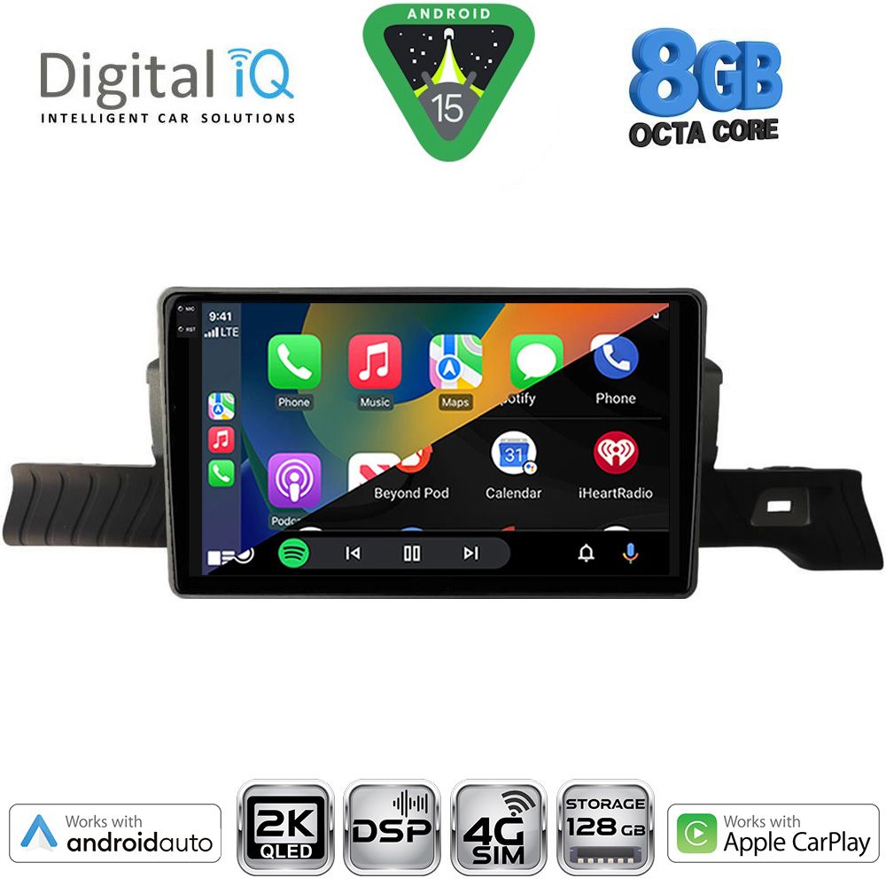 DIGITAL IQ BXF 11094_CPAA (9inc) MULTIMEDIA TABLET for CITROEN C3 mod. 2024-2026 - immagine 2