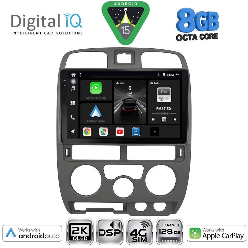DIGITAL IQ BXF 11253GR_CPAA (9inc) MULTIMEDIA TABLET for ISUZU D-MAX mod. 2002-2008 (GREY)