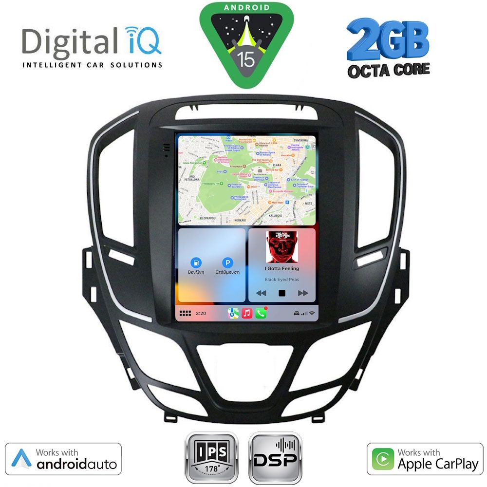 DIGITAL IQ BXF 5915_CPAA TESLA STYLE for OPEL INSIGNIA II 2014-2017 - immagine 2