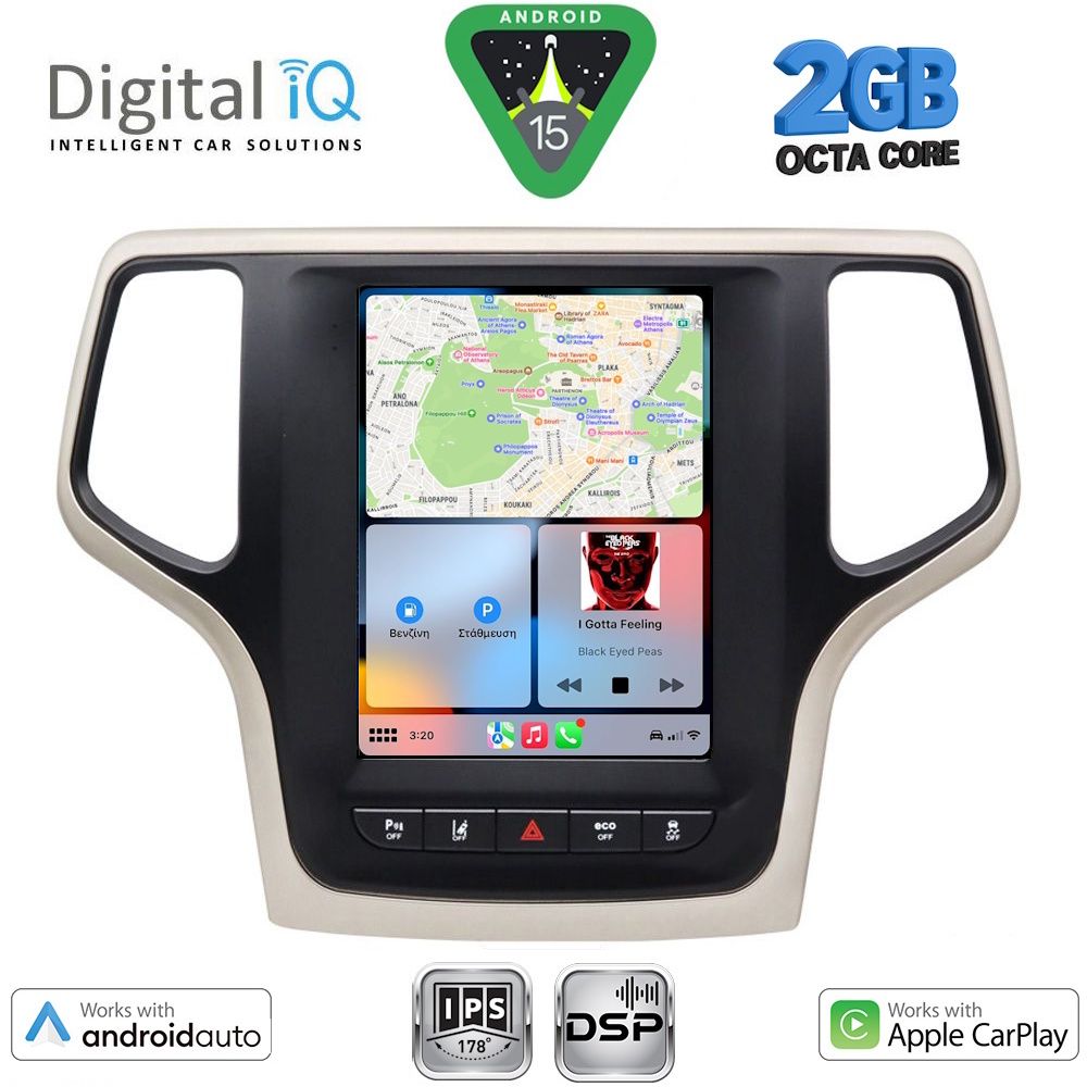 DIGITAL IQ BXF 5983_CPAA TESLA STYLE for JEEP GRAND CHEROKEE mod. 2014-2019 - immagine 2