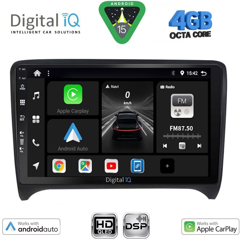 DIGITAL IQ BXF 16009_CPAA (9inc) MULTIMEDIA TABLET for AUDI TT mod. 2007-2015