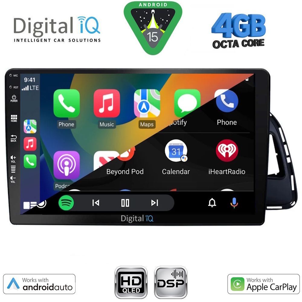 DIGITAL IQ BXF 6015_CPAA (10inc) MULTIMEDIA TABLET for AUDI Q5 mod. 2010-2018 - immagine 2