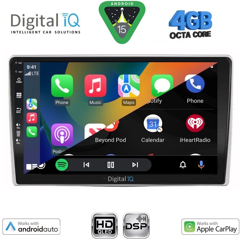 DIGITAL IQ BXF 16028_CPAA (9inc) MULTIMEDIA TABLET for ALFA ROMEO MITO mod. 2008-2018 - immagine 2