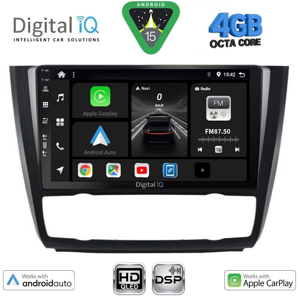 DIGITAL IQ BXF 6040_CPAA CLIMA (9inc) MULTIMEDIA TABLET for BMW S.1 (E81-82-87-88) mod. 2004-2013