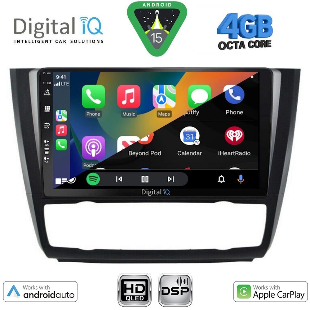 DIGITAL IQ BXF 6040_CPAA CLIMA (9inc) MULTIMEDIA TABLET for BMW S.1 (E81-82-87-88) mod. 2004-2013 - immagine 2