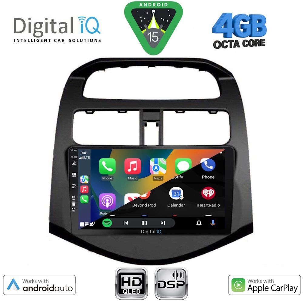 DIGITAL IQ BXF 6078_CPAA (9inc) MULTIMEDIA TABLET for CHEVROLET SPARK mod. 2009-2015 - immagine 2