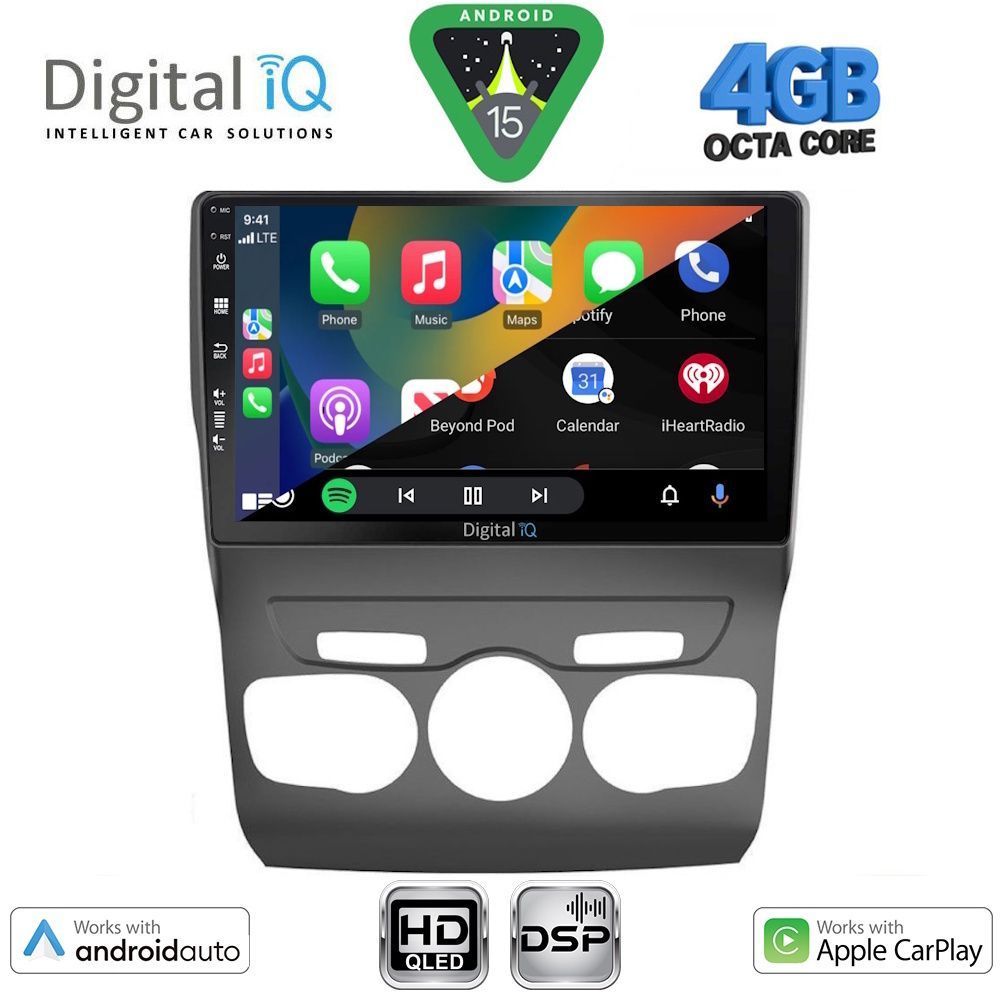 DIGITAL IQ BXF 6085_CPAA (10inc) MULTIMEDIA TABLET for CITROEN C4 -DS4 mod. 2011-2018 - immagine 2