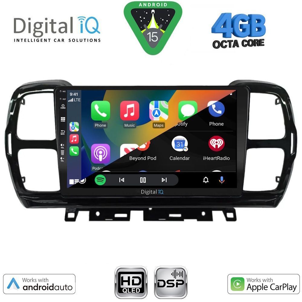 DIGITAL IQ BXF 6088_CPAA (9inc) MULTIMEDIA TABLET for CITROEN C5 AIRCROSS mod. 2017-2021 - immagine 2