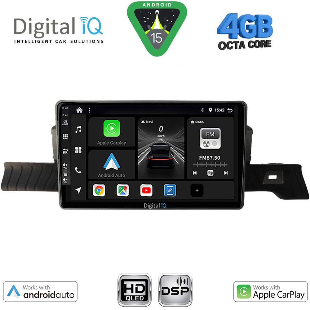 DIGITAL IQ BXF 6094_CPAA (9inc) MULTIMEDIA TABLET for CITROEN C3 mod. 2024-2026