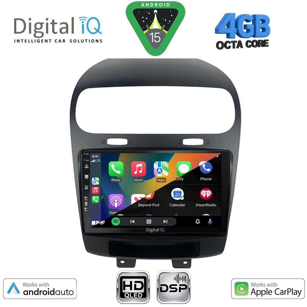 DIGITAL IQ BXF 6144_CPAA (9inc) MULTIMEDIA TABLET for FIAT FREEMONT mod. 2008-2020 - immagine 2