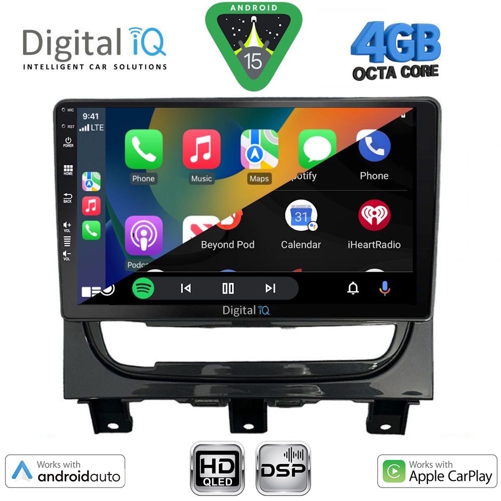 DIGITAL IQ BXF 16146_CPAA (9inc) MULTIMEDIA TABLET for FIAT STRADA mod. 2012-2020 - immagine 2