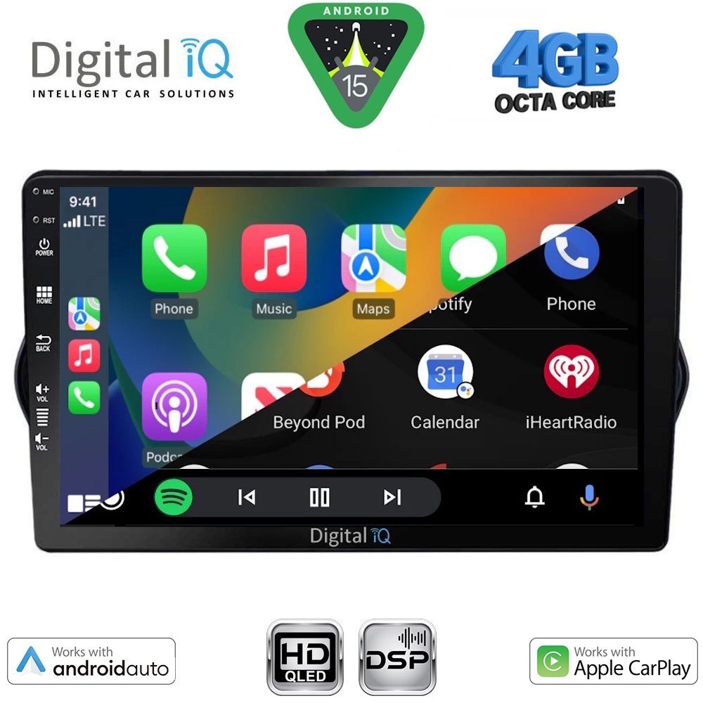 DIGITAL IQ BXF 16148_CPAA (9inc) MULTIMEDIA TABLET for FIAT TIPO mod. 2015-2023 - immagine 2
