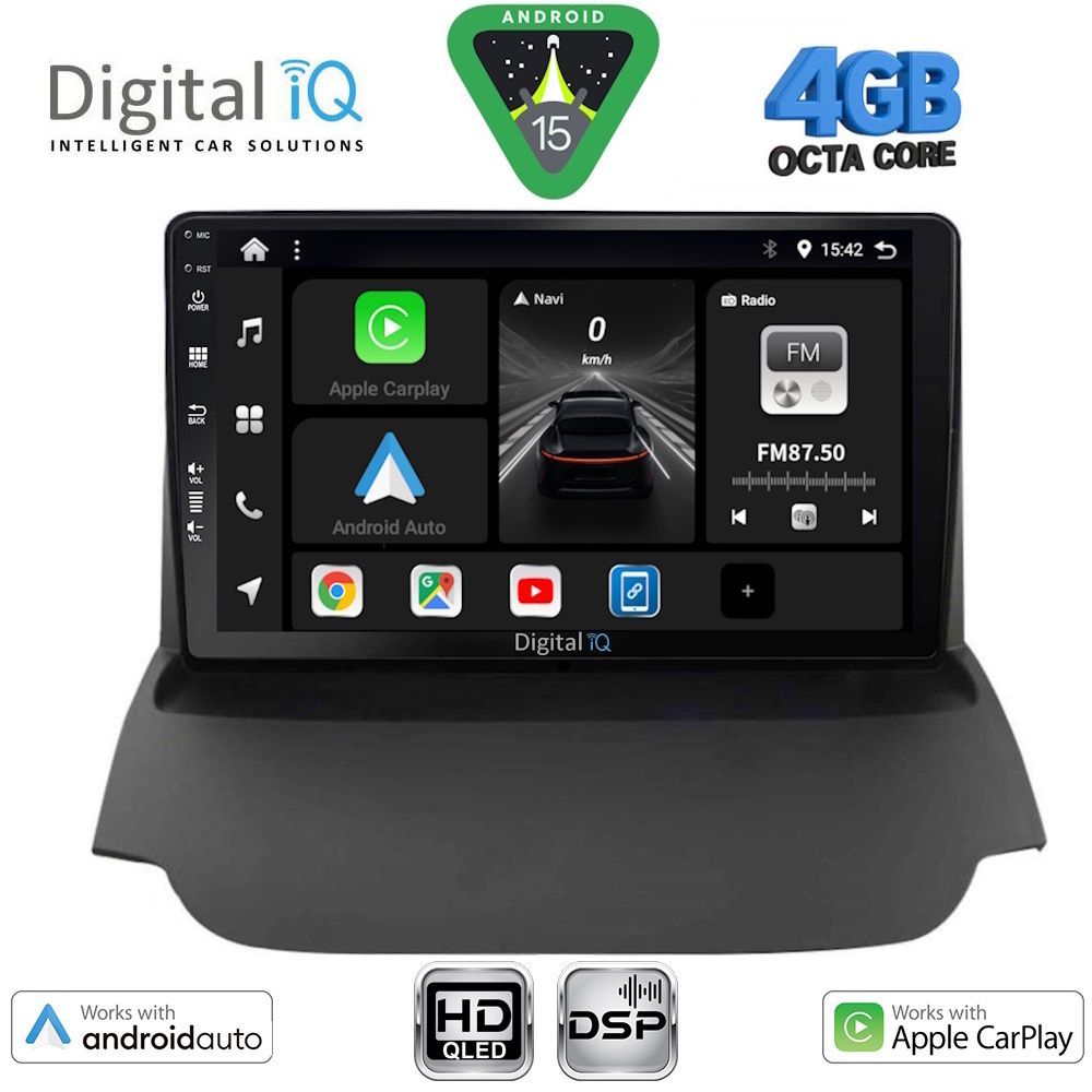 DIGITAL IQ BXF 6150_CPAA (9inc) MULTIMEDIA TABLET for FORD ECOSPORT mod. 2012-2018