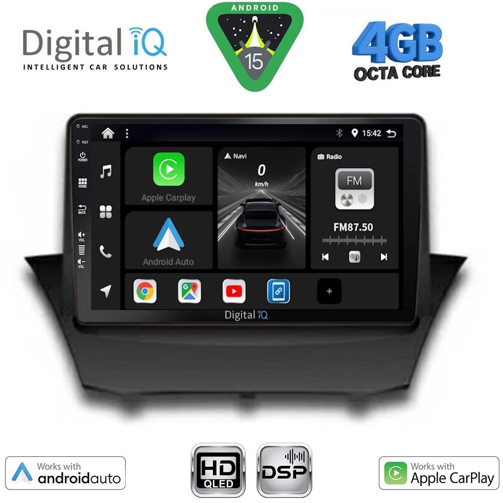 DIGITAL IQ BXF 16154A_CPAA (9inc) MULTIMEDIA TABLET for FORD FIESTA mod. 2008-2017