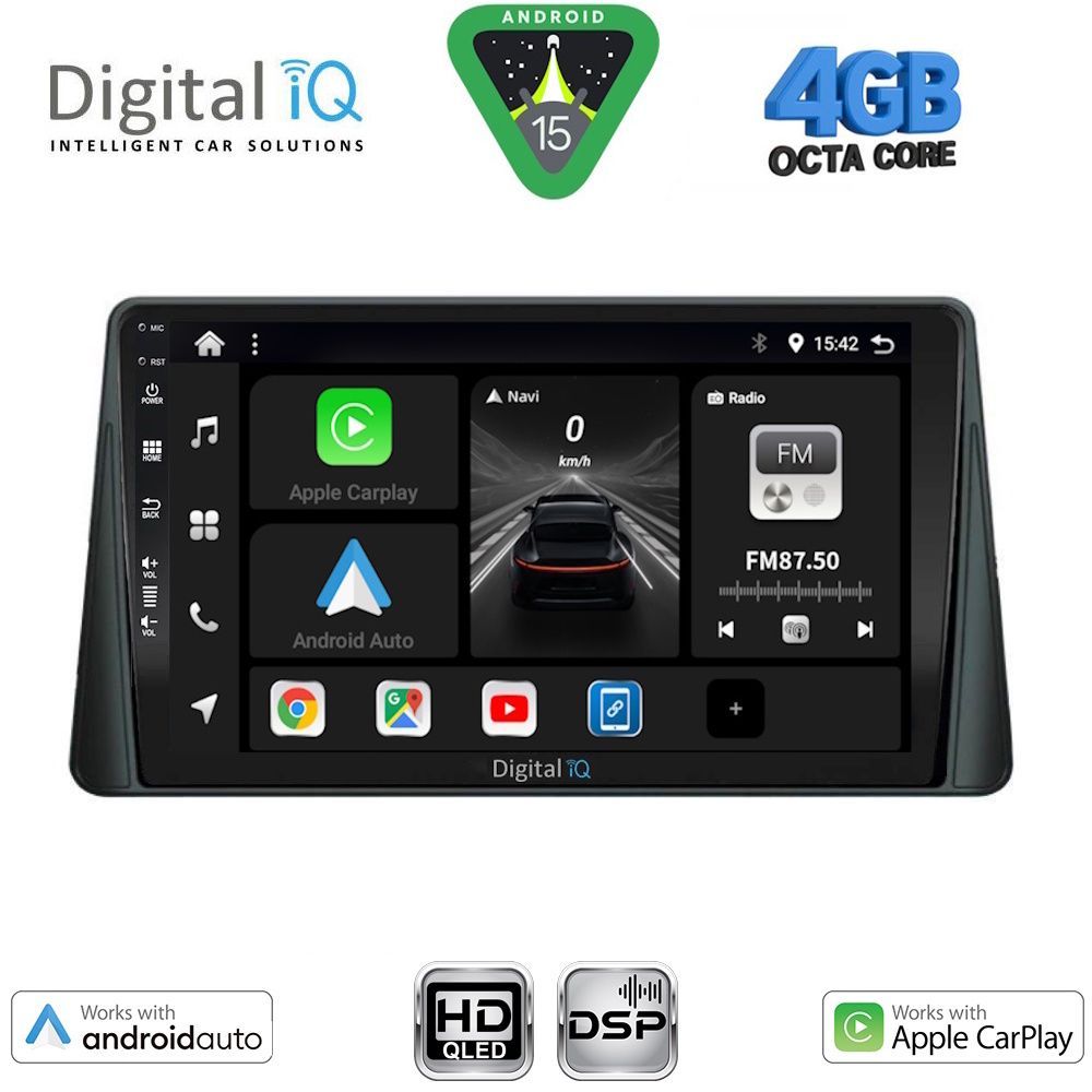 DIGITAL IQ BXF 6158_CPAA (9inc) MULTIMEDIA TABLET for FORD FOCUS mod. 2019-2025