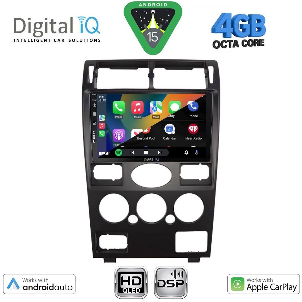 DIGITAL IQ BXF 16161B_CPAA (9inc) MULTIMEDIA TABLET for FORD MONDEO mod. 2003-2006 - immagine 2