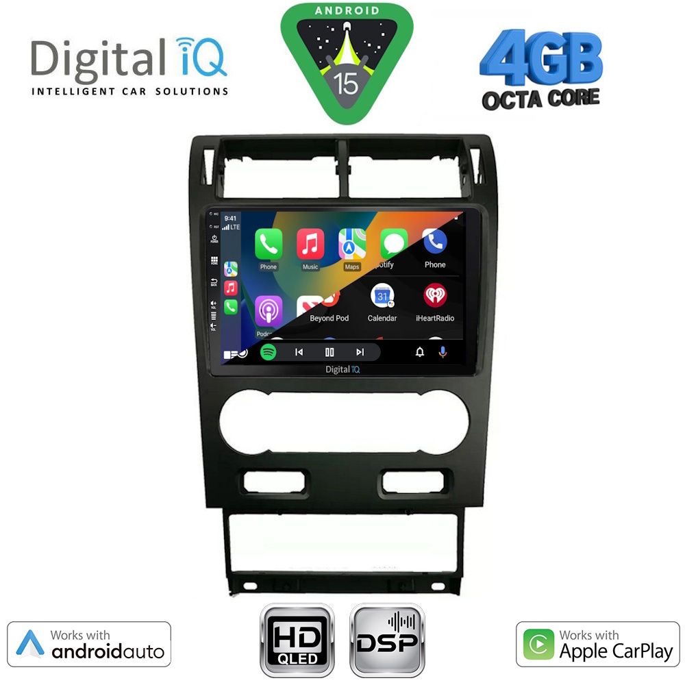 DIGITAL IQ BXF 6161A_CPAA (9inc) MULTIMEDIA TABLET for FORD MONDEO mod. 2003-2006 - immagine 2