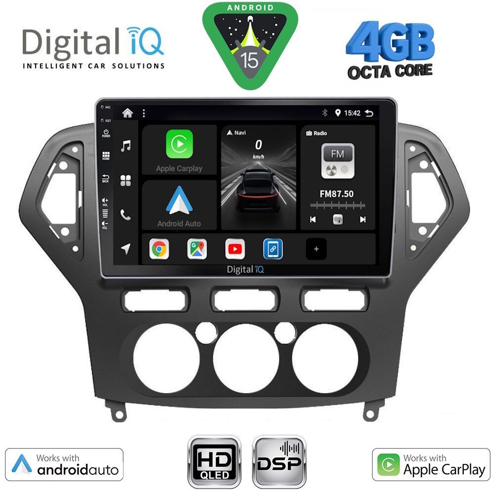 DIGITAL IQ BXF 16162_CPAA A/C (10inc) MULTIMEDIA TABLET for FORD MONDEO mod. 2007-2011