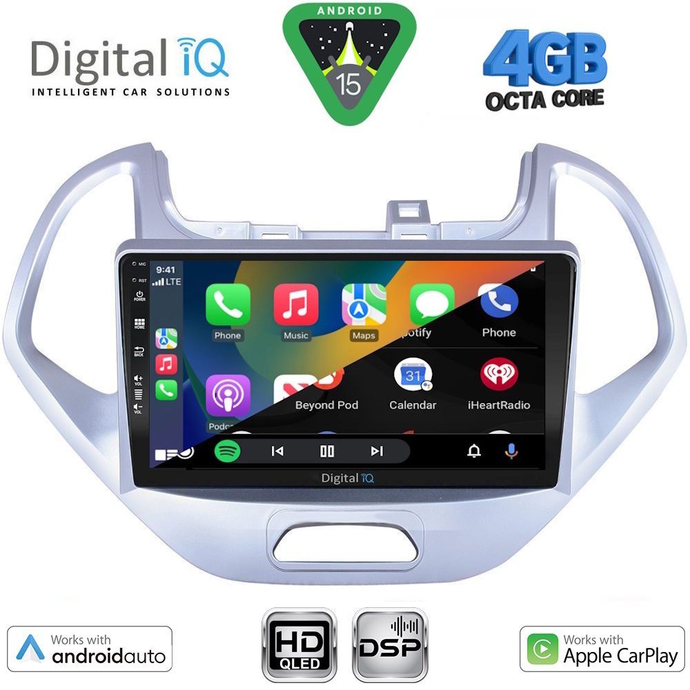 DIGITAL IQ BXF 16167LO_CPAA (9inc) MULTIMEDIA TABLET for FORD KA mod. 2017-2023 - immagine 2