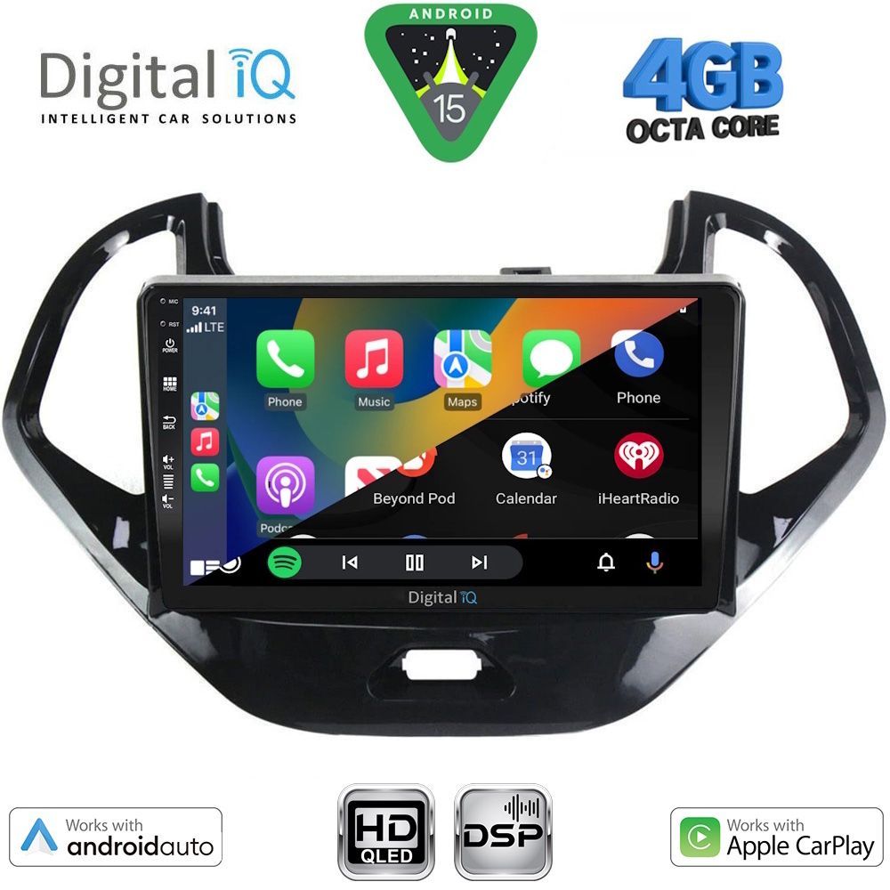 DIGITAL IQ BXF 16167SH_CPAA (9inc) MULTIMEDIA TABLET for FORD KA mod. 2017-2023 - immagine 2