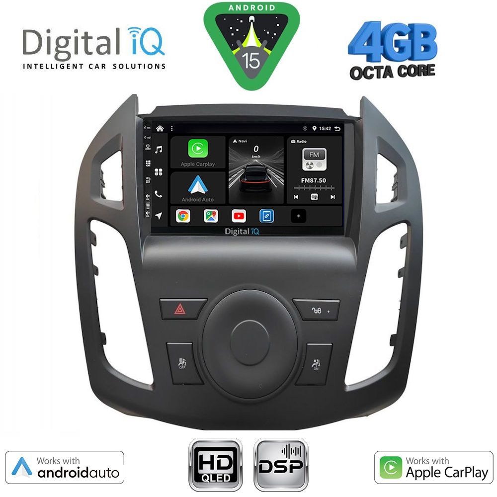 DIGITAL IQ BXF 16176_CPAA (9inc) MULTIMEDIA TABLET for FORD TRANSIT CONNECT mod. 2013-2018