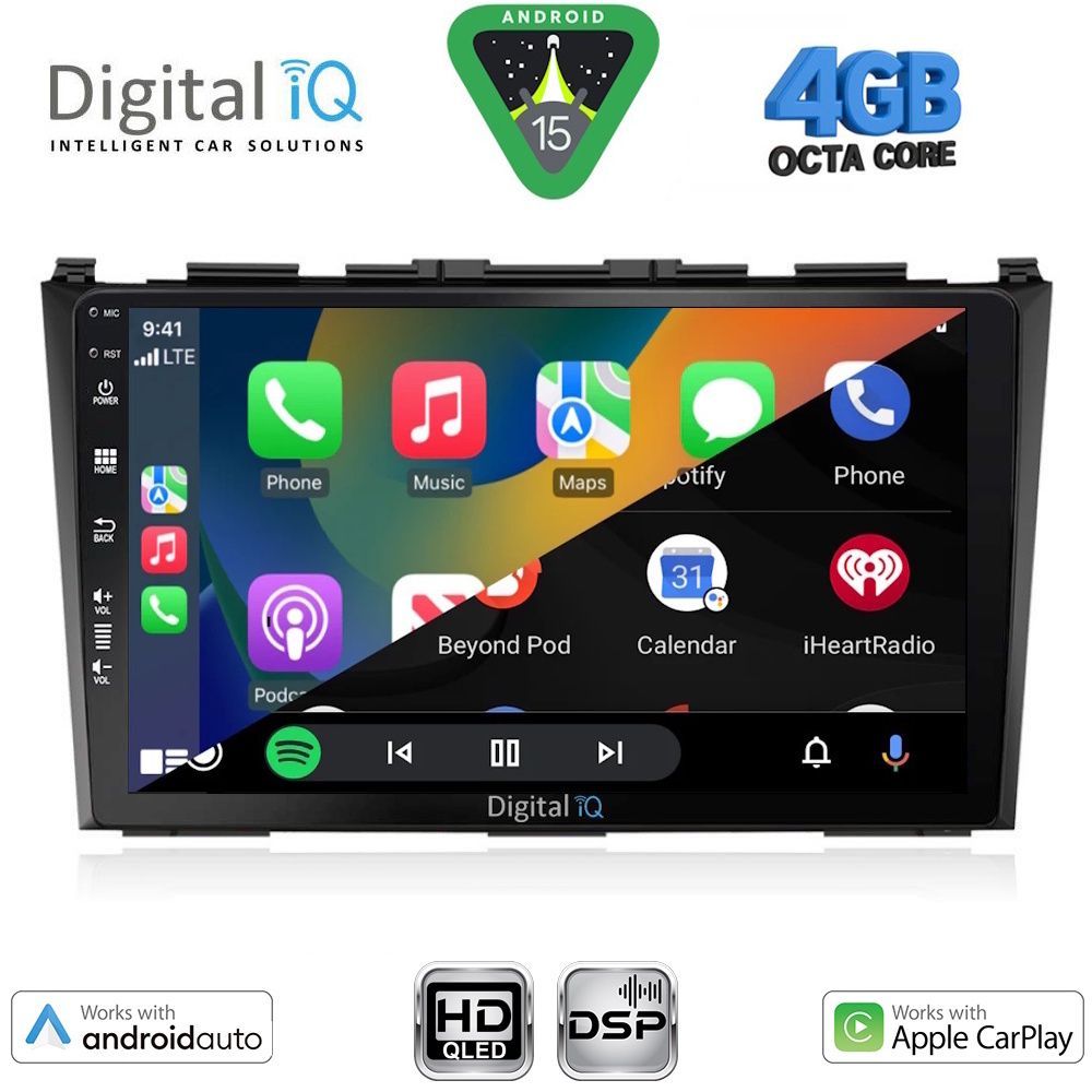 DIGITAL IQ BXF 16197_CPAA (9inc) MULTIMEDIA TABLET for HONDA CRV mod. 2006-2012 - immagine 2