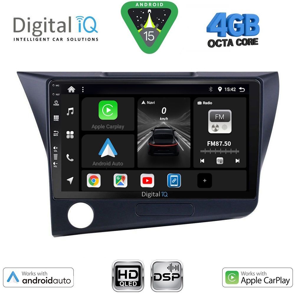 DIGITAL IQ BXF 16203_CPAA (9inc) MULTIMEDIA TABLET for HONDA CRZ mod. 2010-2016