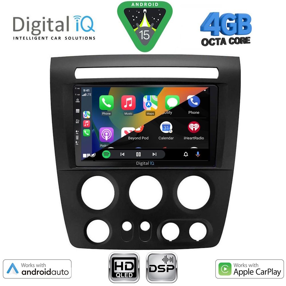DIGITAL IQ BXF 6218_CPAA (9inc) MULTIMEDIA TABLET for HUMMER H3 mod. 2005-2009 - immagine 2