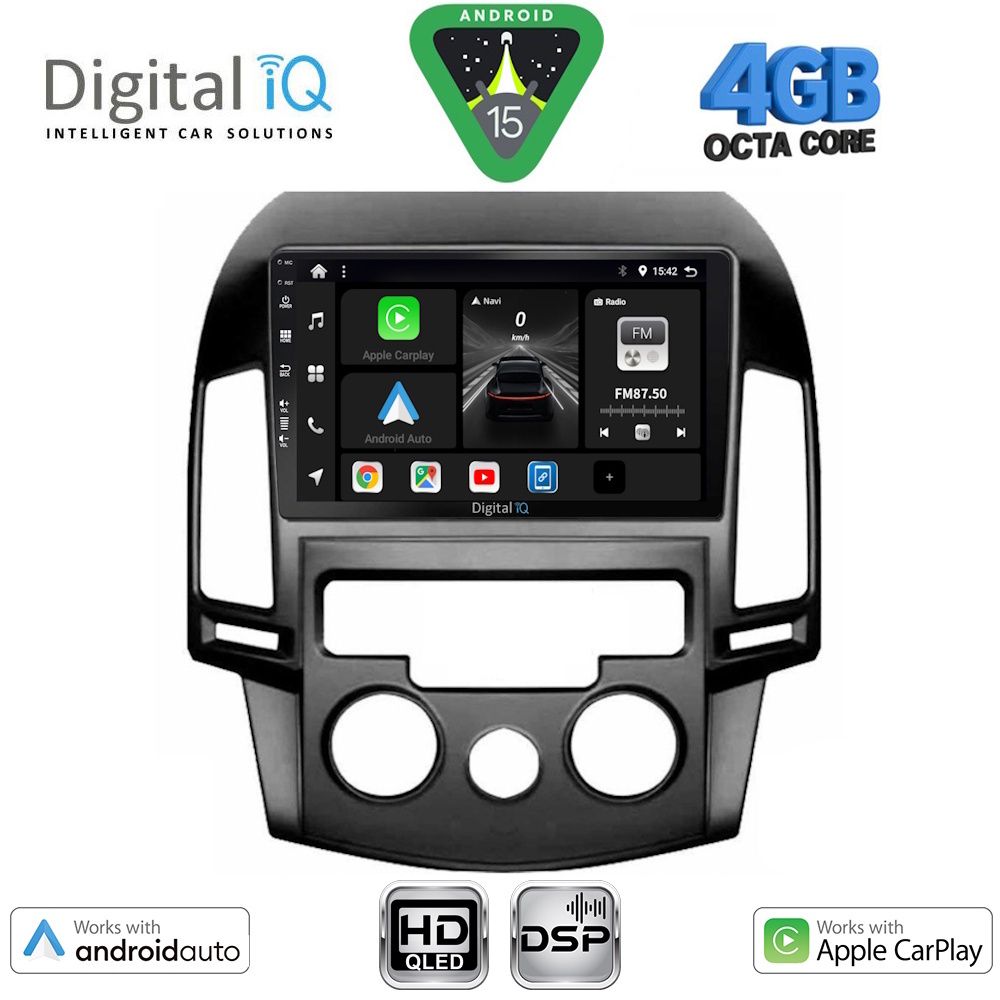 DIGITAL IQ BXF 16231_CPAA A/C (9inc) MULTIMEDIA TABLET for HYUNDAI i30 mod. 2007-2012