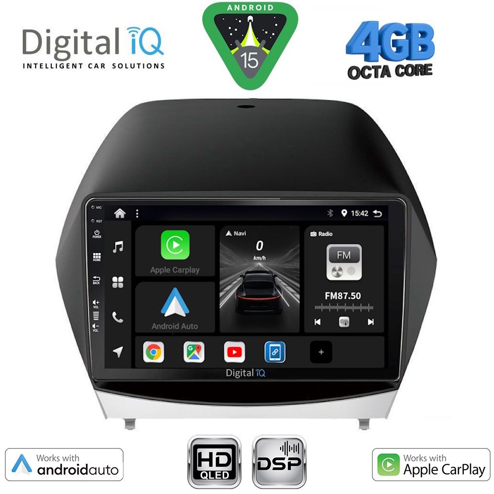 DIGITAL IQ BXF 16235_CPAA (10inc) MULTIMEDIA TABLET for HYUNDAI iX35 mod. 2010-2015