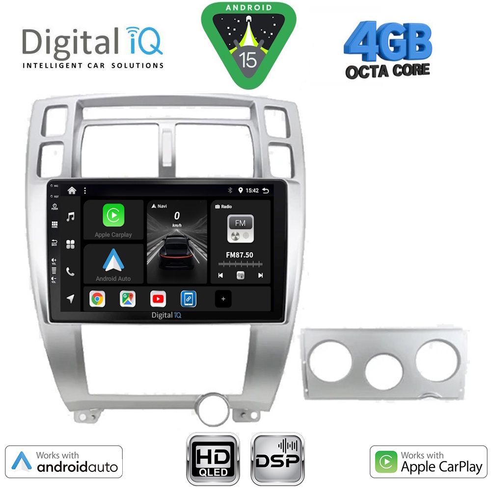 DIGITAL IQ BXF 6241SL_CPAA (10inc) MULTIMEDIA TABLET for HYUNDAI TUCSON mod. 2004-2010