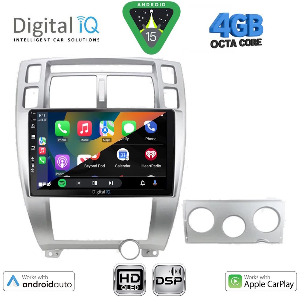 DIGITAL IQ BXF 6241SL_CPAA (10inc) MULTIMEDIA TABLET for HYUNDAI TUCSON mod. 2004-2010 - immagine 2