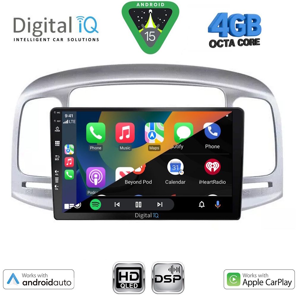 DIGITAL IQ BXF 6249SL_CPAA (9inc) MULTIMEDIA TABLET for HYUNDAI ACCENT mod. 2005-2012 - immagine 2