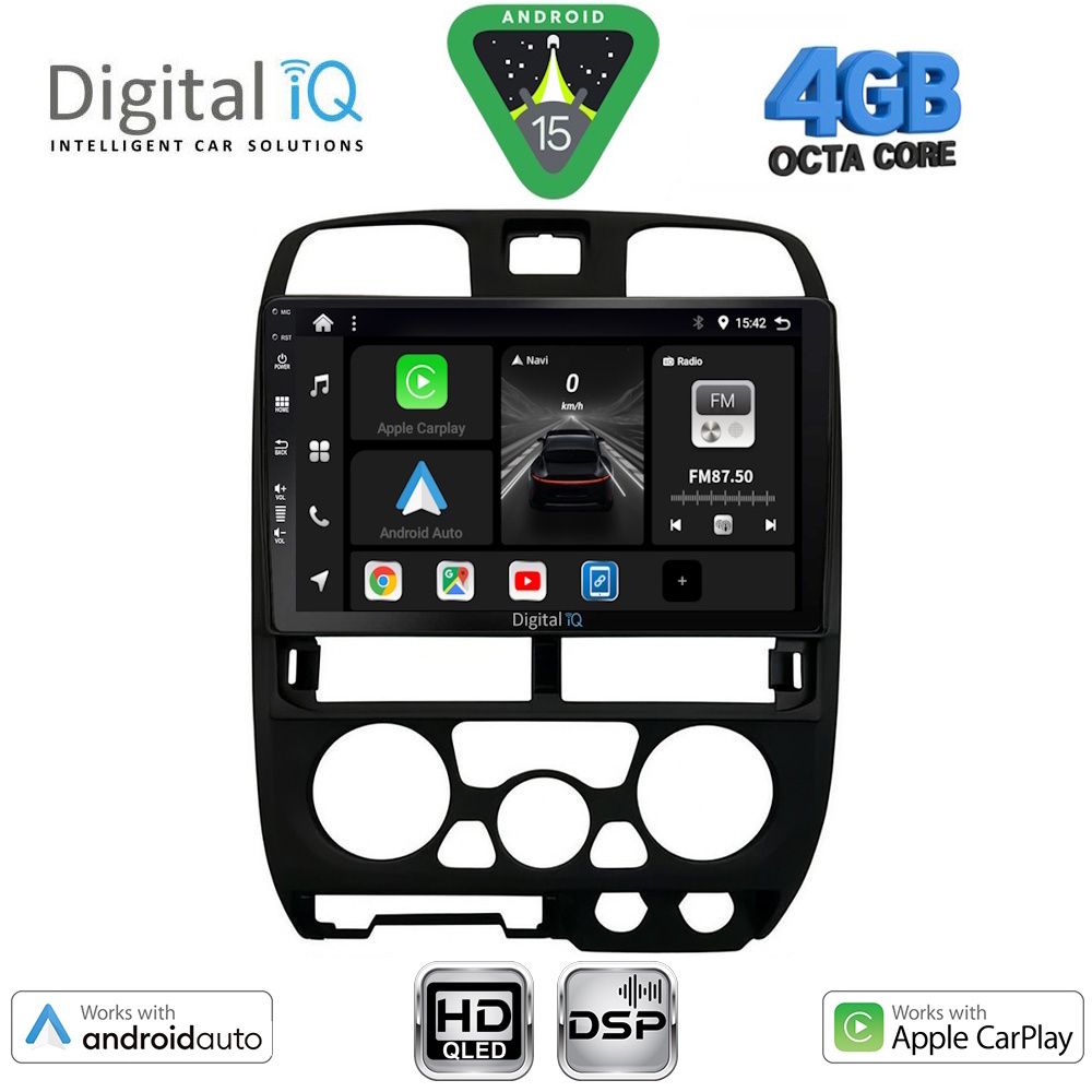DIGITAL IQ BXF 6253BL_CPAA (9inc) MULTIMEDIA TABLET for ISUZU D-MAX mod. 2002-2008 (BLACK)