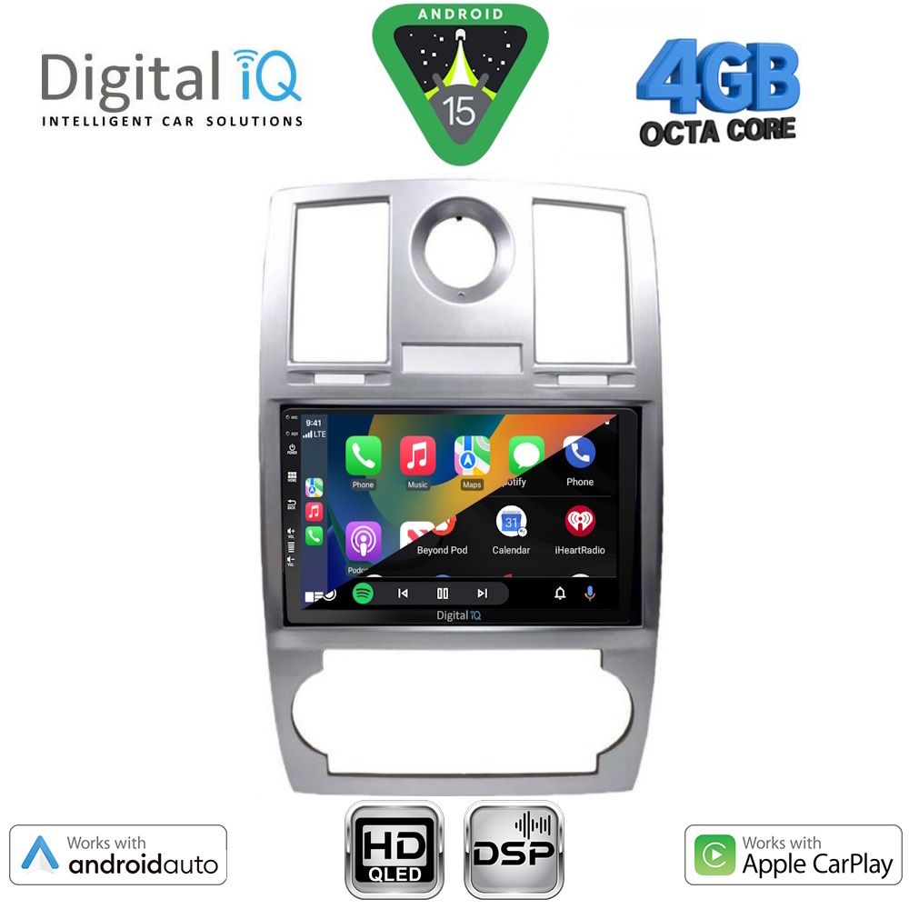 DIGITAL IQ BXF 6285_CPAA (9inc) MULTIMEDIA TABLET for CHRYSLER 300C mod. 2005-2010 - immagine 2