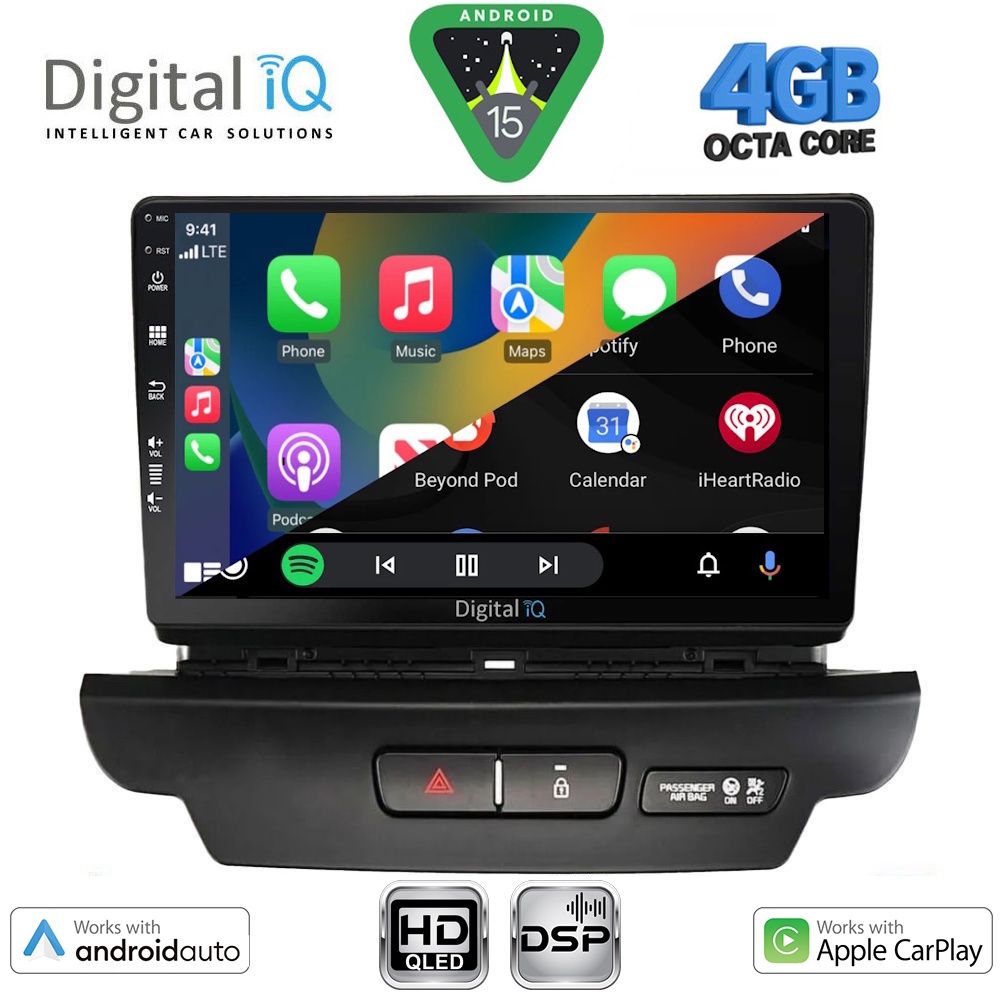 DIGITAL IQ BXF 16304_CPAA (9inc) MULTIMEDIA TABLET for KIA CEED - XCEED mod. 2018-2022 - immagine 2