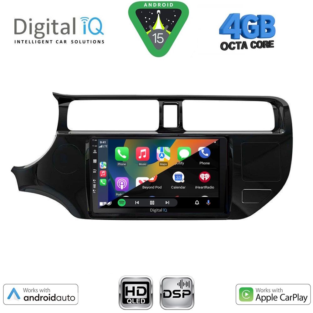 DIGITAL IQ BXF 16314_CPAA (9inc) MULTIMEDIA TABLET for KIA RIO mod. 2012-2015 - immagine 2
