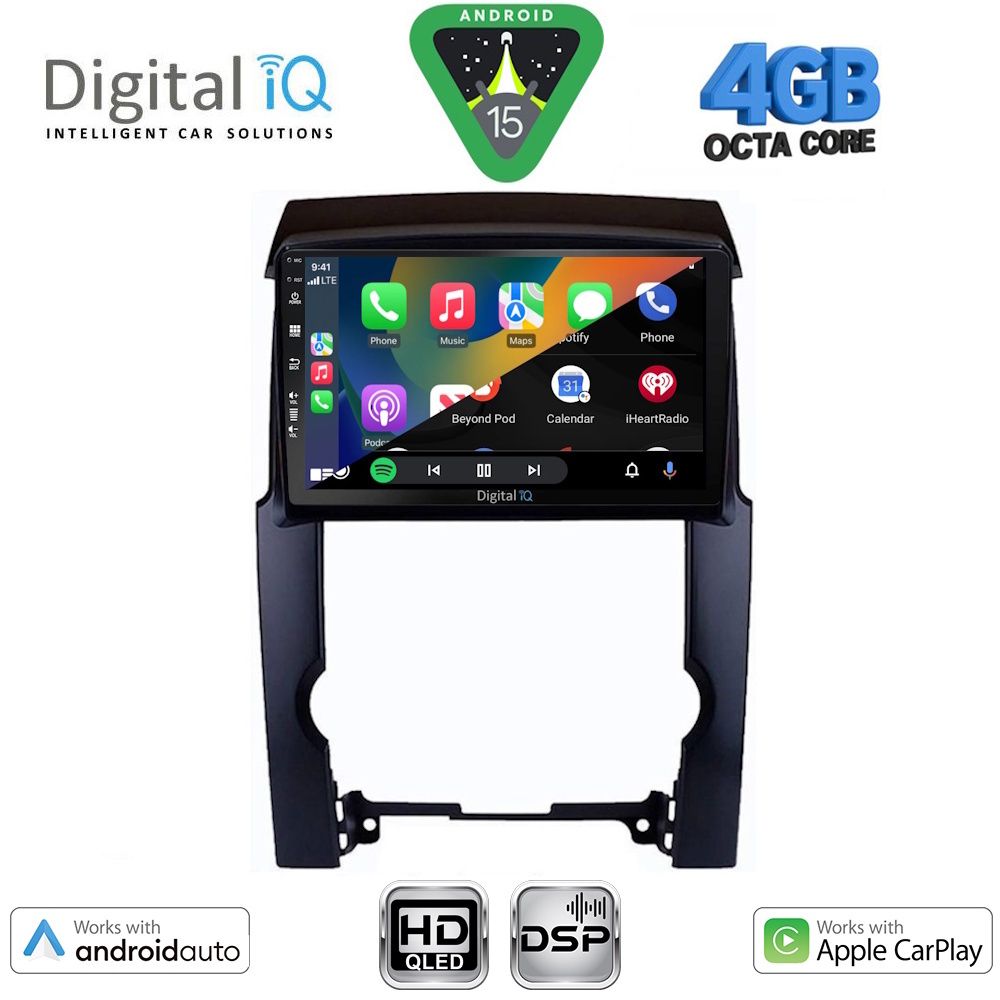 DIGITAL IQ BXF 6318_CPAA (10inc) MULTIMEDIA TABLET for KIA SORENTO mod. 2009-2014 - immagine 2