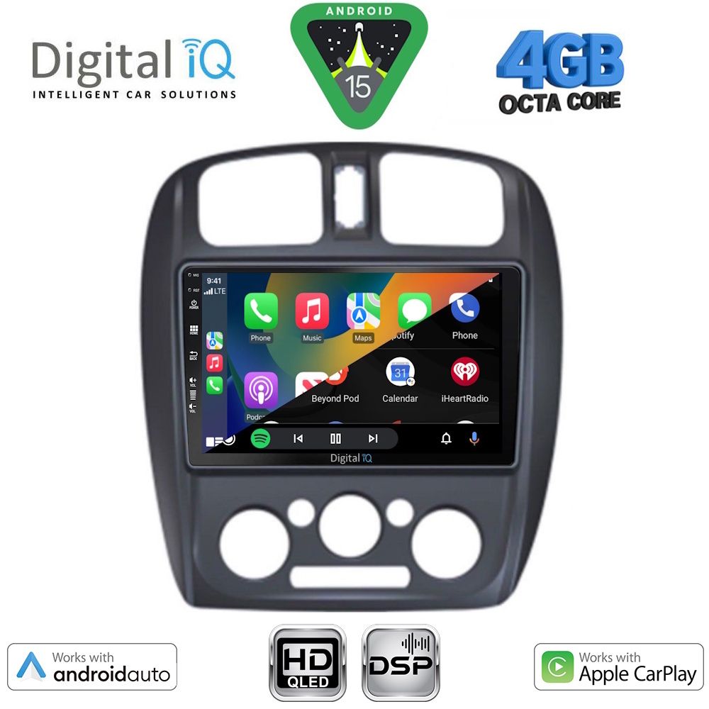 DIGITAL IQ BXF 16363_CPAA (9inc) MULTIMEDIA TABLET for MAZDA 323 mod. 1998-2004 - immagine 2