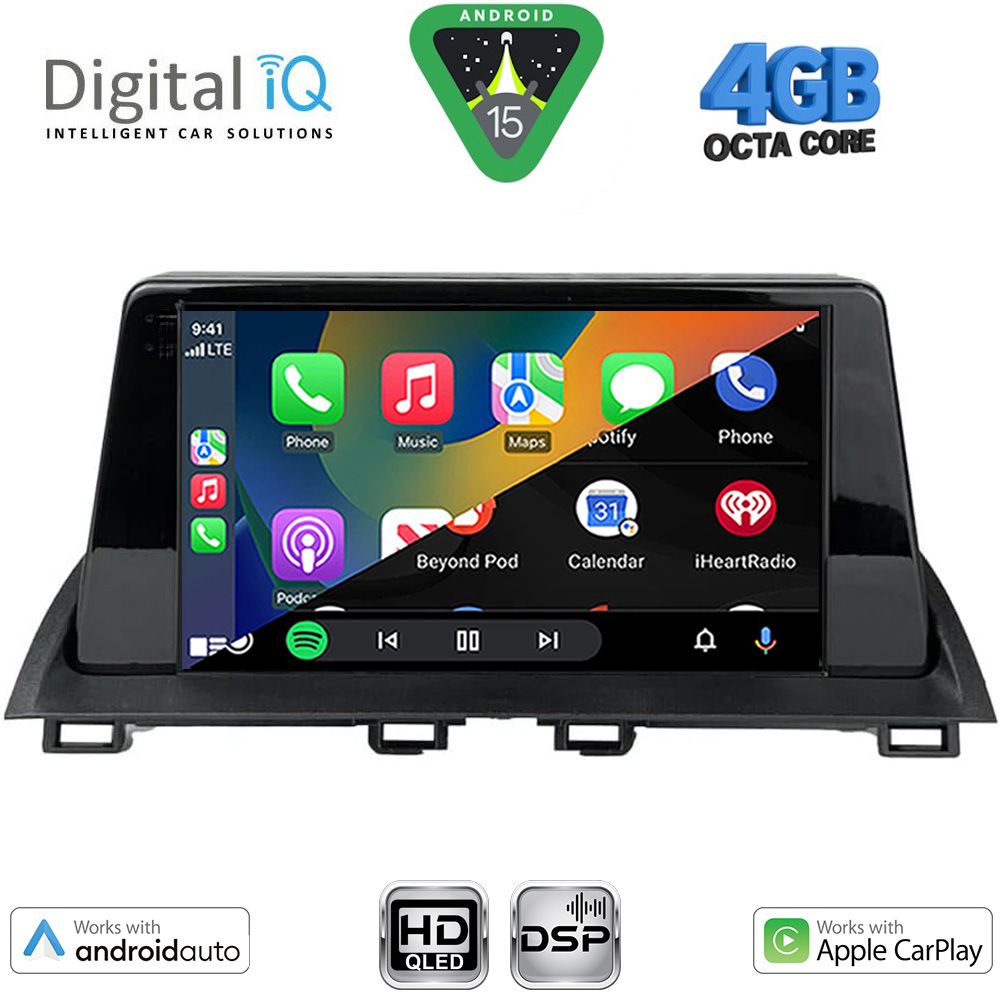 DIGITAL IQ BXF 16367_CPAA (9inc) MULTIMEDIA TABLET for MAZDA 3 mod. 2014-2019 - immagine 2