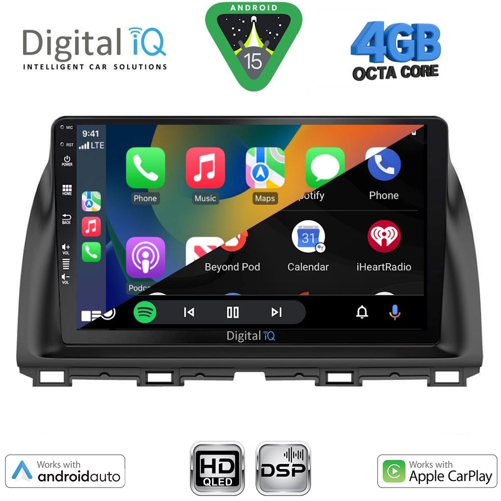 DIGITAL IQ BXF 16380_CPAA (10inc) MULTIMEDIA TABLET for MAZDA CX5 mod. 2013-2017 - immagine 2