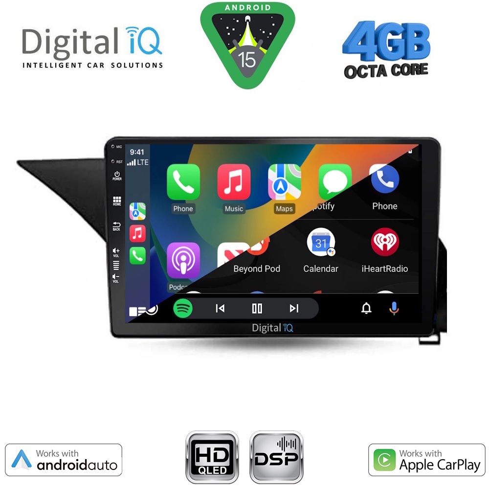 DIGITAL IQ BXF 16409_CPAA (10inc) MULTIMEDIA TABLET for MERCEDES E (W212) mod. 2009-2016 - immagine 2
