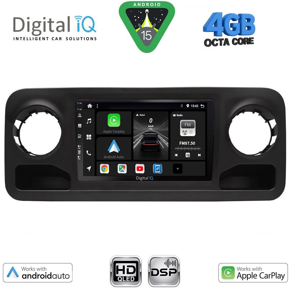 DIGITAL IQ BXF 16424_CPAA (10inc) MULTIMEDIA TABLET for MERCEDES SPRINTER mod. 2018-2026