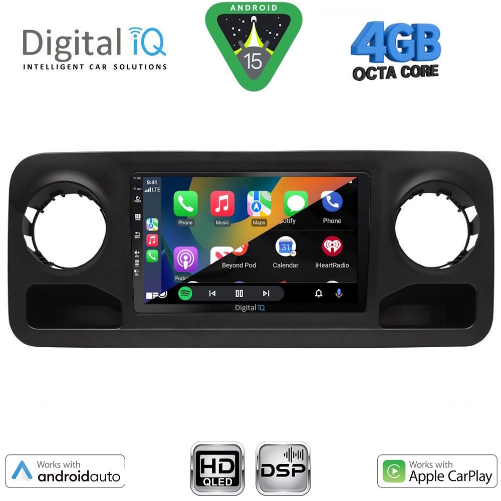 DIGITAL IQ BXF 16424_CPAA (10inc) MULTIMEDIA TABLET for MERCEDES SPRINTER mod. 2018-2026 - immagine 2
