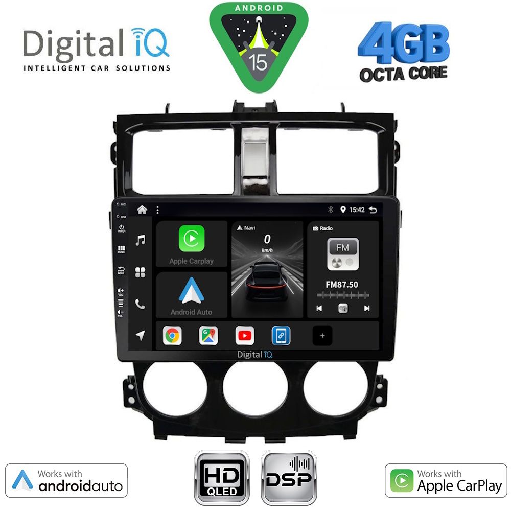 DIGITAL IQ BXF 16435_CPAA (9inc) MULTIMEDIA TABLET for MITSUBISHI COLT mod. 2013-2023