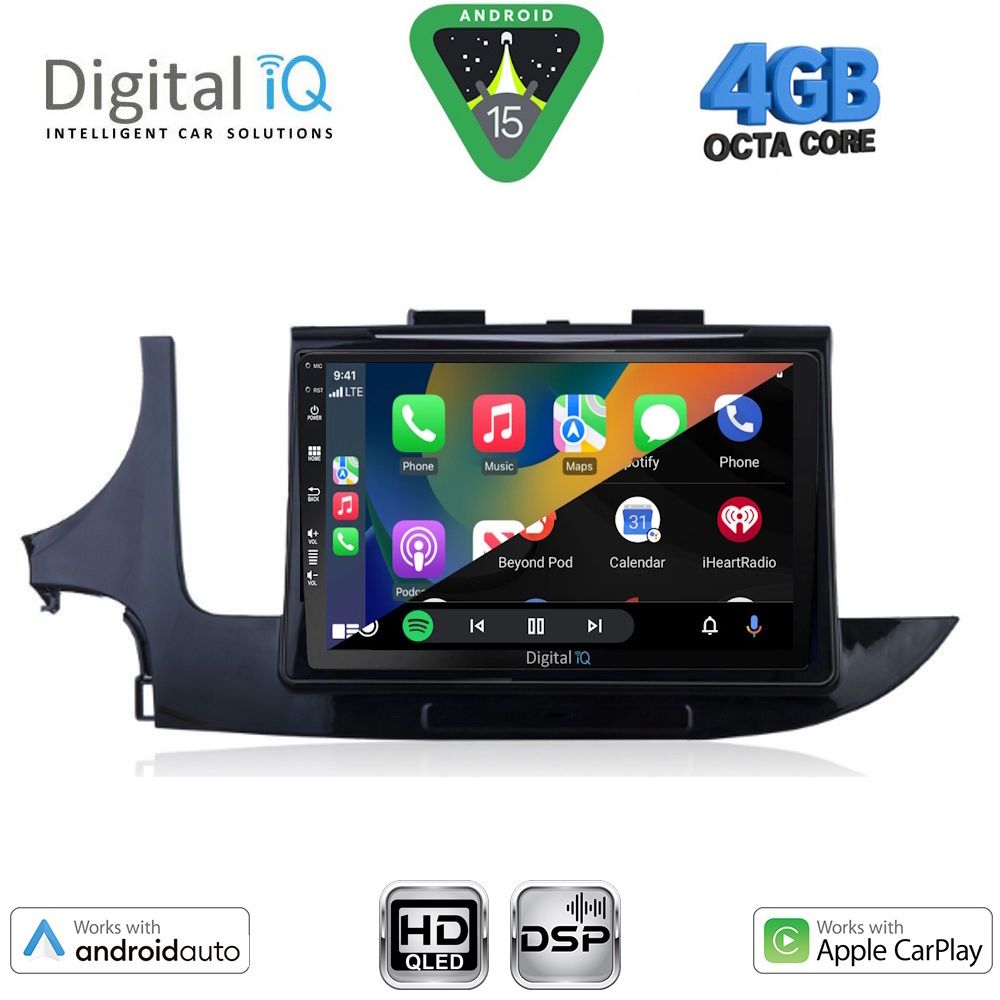 DIGITAL IQ BXF 16497_CPAA (9inc) MULTIMEDIA TABLET for OPEL MOKKA mod. 2016-2021 - immagine 2