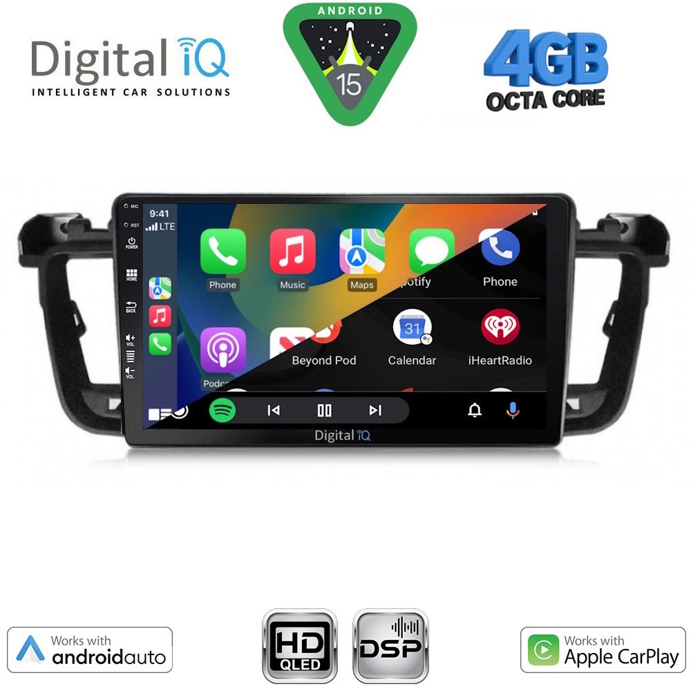 DIGITAL IQ BXF 16518_CPAA (9inc) MULTIMEDIA TABLET for PEUGEOT 508 mod. 2010-2016 - immagine 2