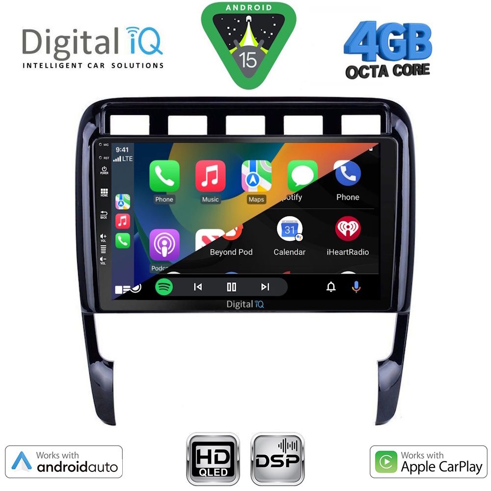 DIGITAL IQ BXF 16535_CPAA (9inc) MULTIMEDIA TABLET for PORSCHE CAYENNE mod. 2002-2011 - immagine 2