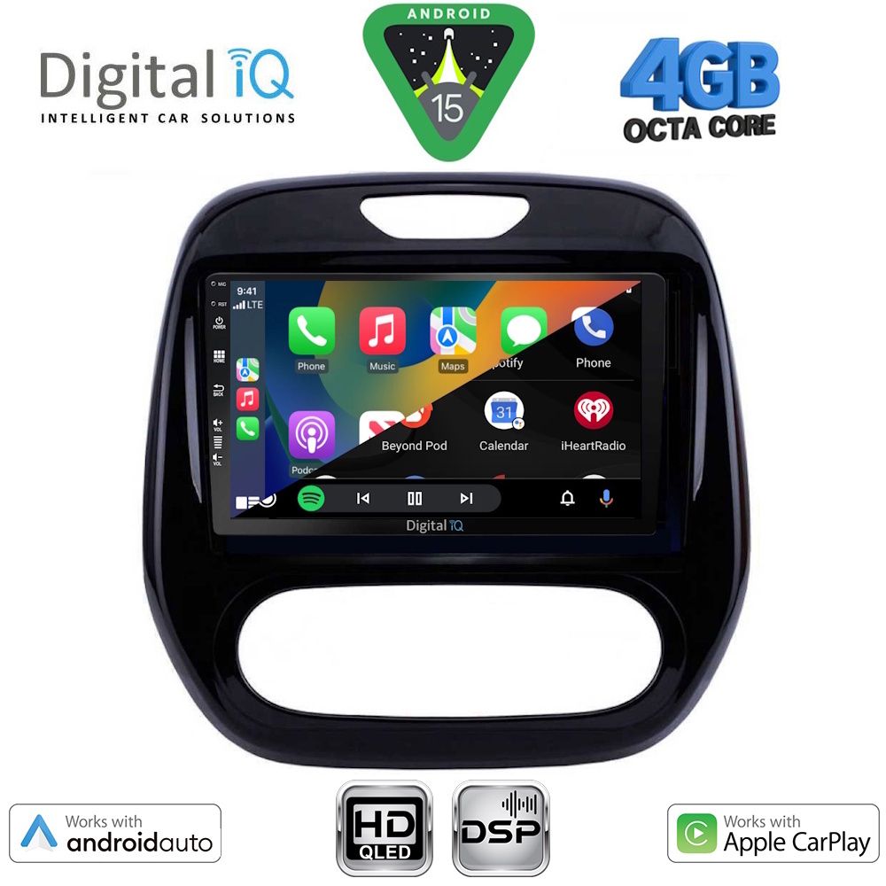 DIGITAL IQ BXF 16542_CPAA (9inc) MULTIMEDIA TABLET for RENAULT CAPTUR mod. 2013-2019 - immagine 2